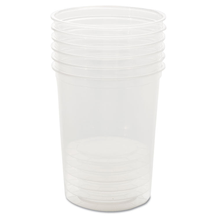 Deli Containers, 32 oz, Clear, Plastic, 50/Pack, 10 Packs/Carton 2