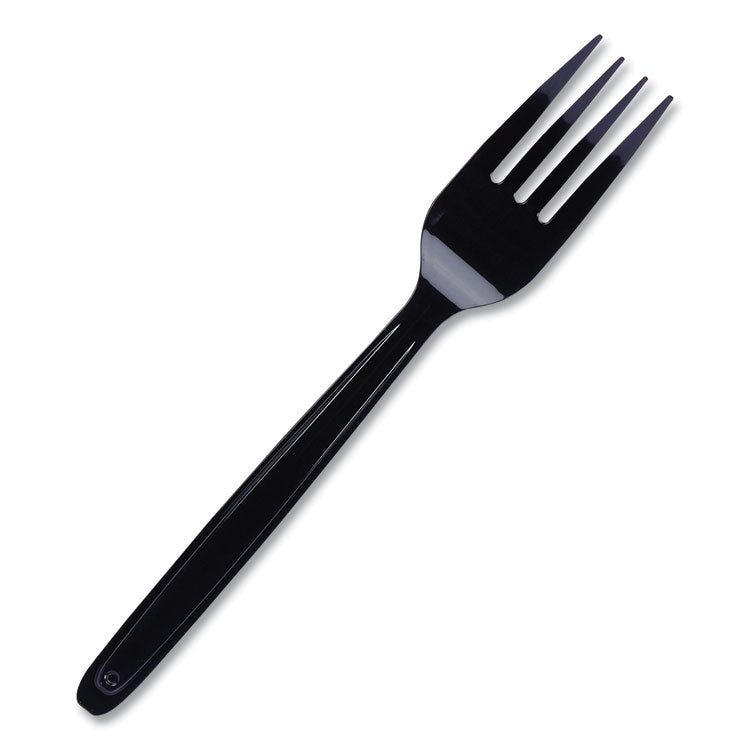 Cutlery For Cutlerease Dispensing System, Fork, 6", Black, 960/box 1