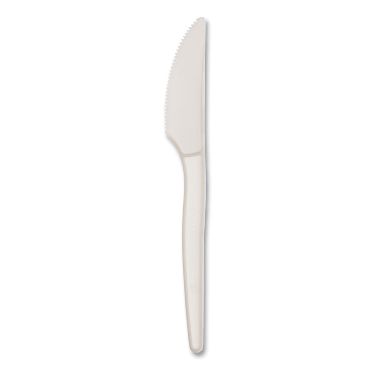 EcoSense Renewable Plant Starch Cutlery, Knife, 7", 50/Pack, 20 Packs/Carton 5