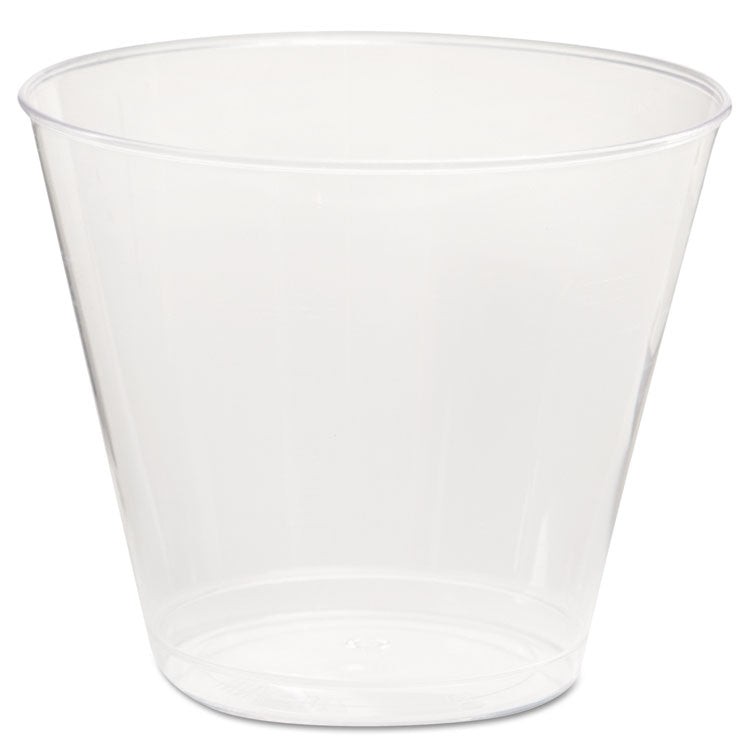 Comet Plastic Tumbler, 5 Oz, Clear, Squat, 50/pack, 20 Packs/carton 1