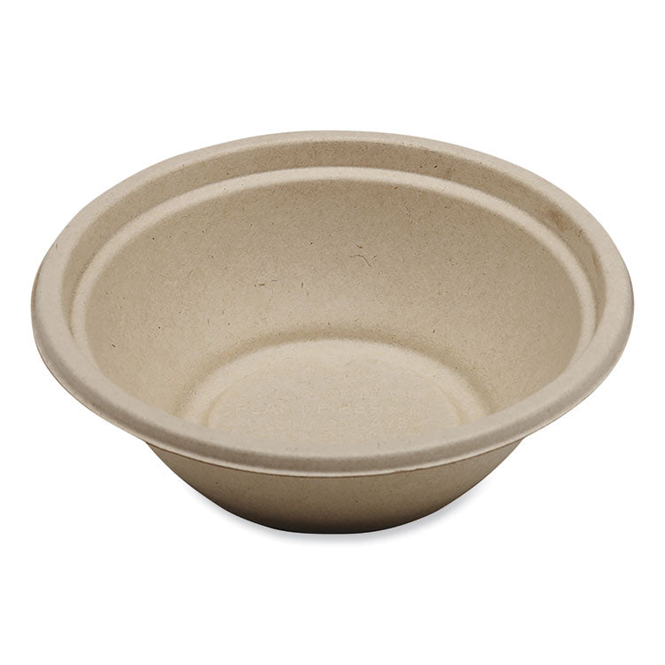 Fiber Bowls, 24 oz, 7.4 x 7.4 x 2.3, Natural, Paper, 500/Carton 1