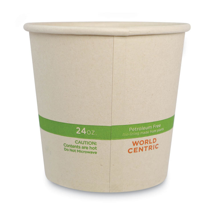 No Tree Paper Bowls, 24 oz, 4.4" Diameter x 4.5"h, Natural, Sugarcane, 500/Carton 2