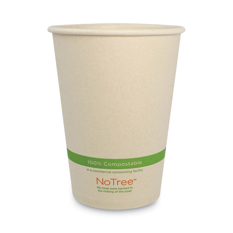 No Tree Paper Bowls, 32 oz, 4.4" Diameter x 5.8"h, Natural, Sugarcane, 500/Carton 1