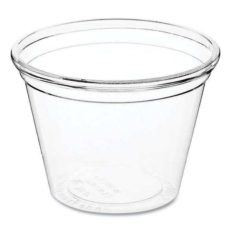 PLA Clear Cold Cups, 1 oz, Clear, 3,000/Carton 1