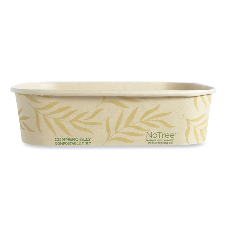 No Tree Rectangular Containers, 16 oz, 4.7 x 6.8 x 1.6, Natural, Sugarcane, 300/Carton 1