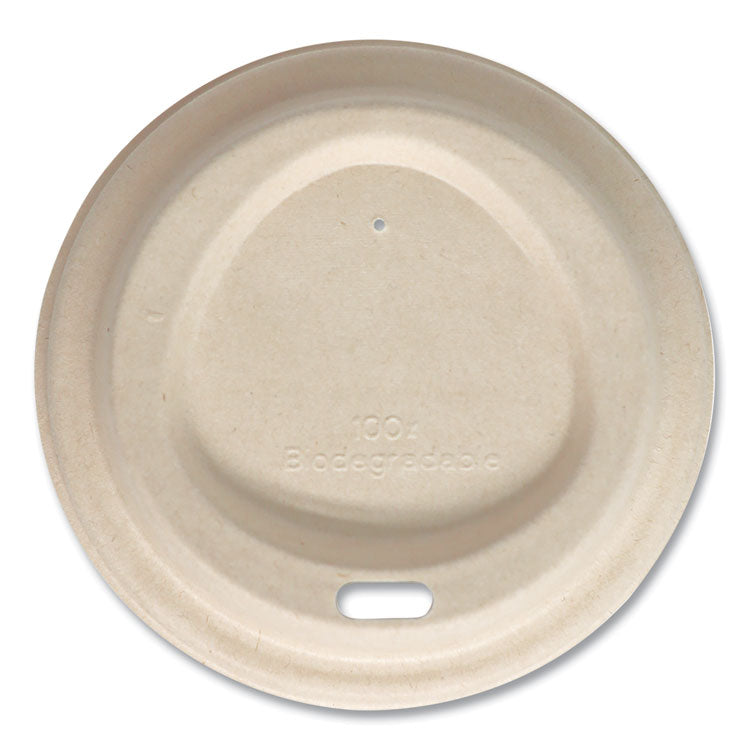 Fiber Lids for Cups, Fits 10 oz to 20 oz Cups, Natural, 1,000/Carton 1