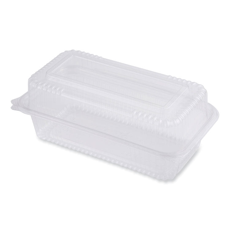 PLA Hinged Clamshells, 23 oz, 4.9 x 9 x 3.5, Clear, Plastic, 200/Carton 1