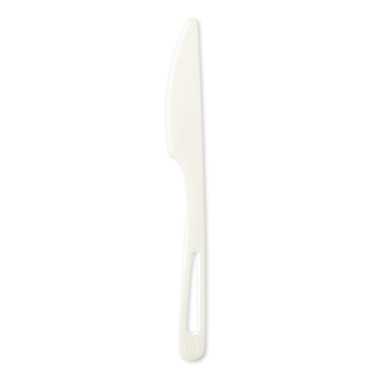 Tpla Compostable Cutlery, Knife, 6.7", White, 1,000/carton 1