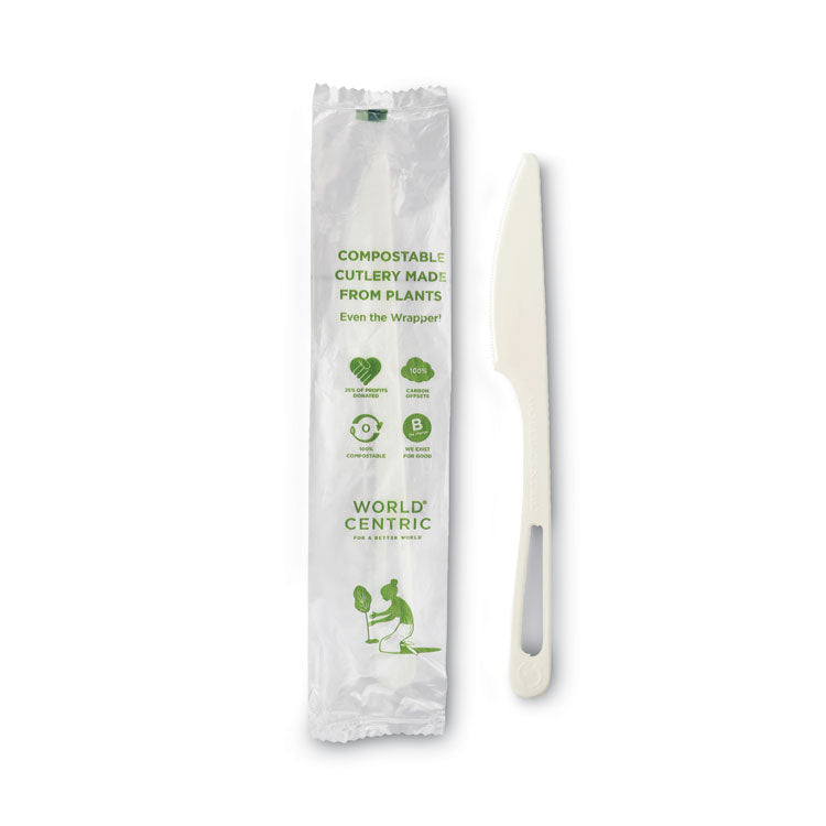 Tpla Compostable Cutlery, Knife, 6.7", White, 750/carton 1