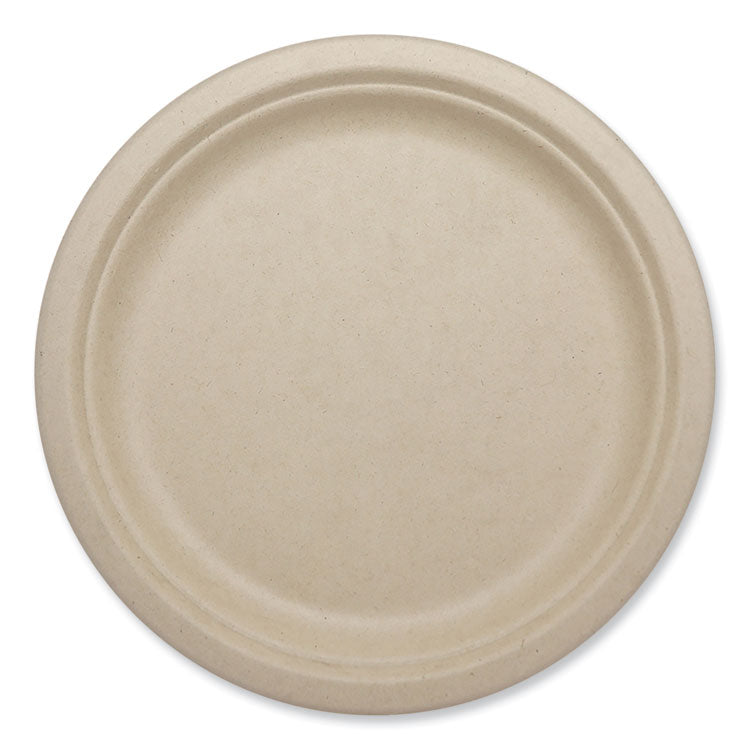 Fiber Plates, Plate, 10.1" Diameter, Natural, 800/Carton 1