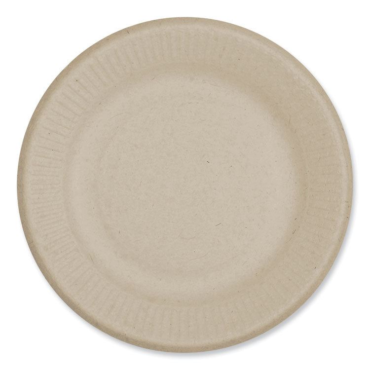 Fiber Plates, Ripple Edge Plate, 6.1" Diameter, Natural, 1,000/Carton 1