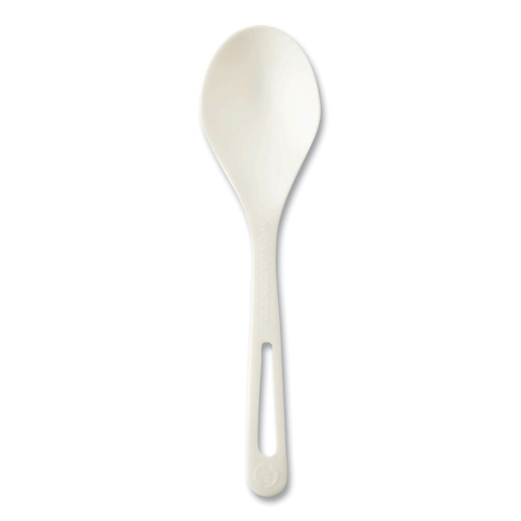 TPLA Compostable Cutlery, Soup Spoon, White, 1,000/Carton 1