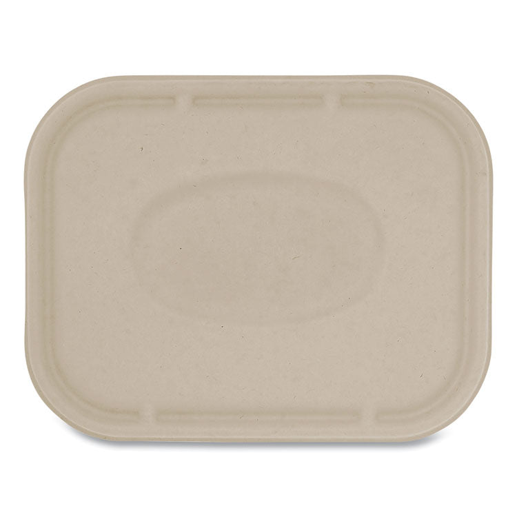 Fiber Lids for Fiber Containers, 7.8 x 10.1 x 0.5, Natural, Paper, 400/Carton 1