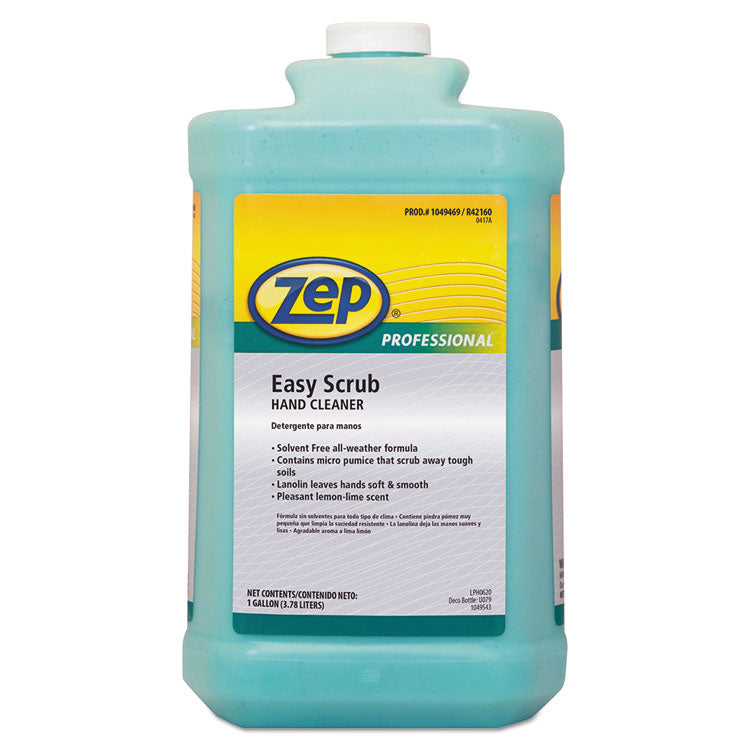 Industrial Hand Cleaner, Easy Scrub, Lemon, 1 Gal Bottle, 4/carton 1