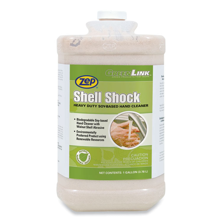 Shell Shock Heavy Duty Soy-Based Hand Cleaner, Cinnamon, 1 Gal Bottle, 4/carton 1