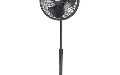 16″ Pedestal Fan Black