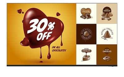 SHARP 75  AQUOS CommTV