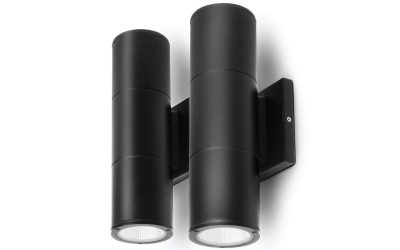 Home Zone Security Wall Mount LED Sconce Light 2-Pack