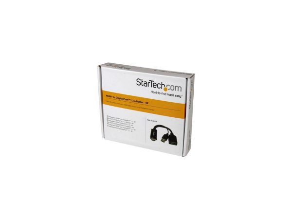 StarTech.com HD2DP HDMI to DisplayPort Converter - HDMI to DP Adapter with USB Power - 4K - Image 5
