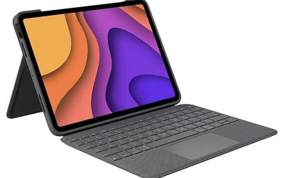 Logitech Folio Touch Keyboard and Trackpad Cover for iPad Air 4th & 5th Gen (Oxford Grey)