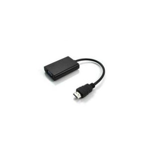 5PK HDMI 1.3 Male to VGA Female Black Active Adapters For Resolution Up to 1920x1200 (WUXGA) - 100%