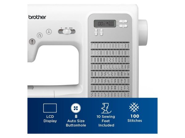 Brother 100-Stitch Computerized Sewing Machine CP100X - Image 4