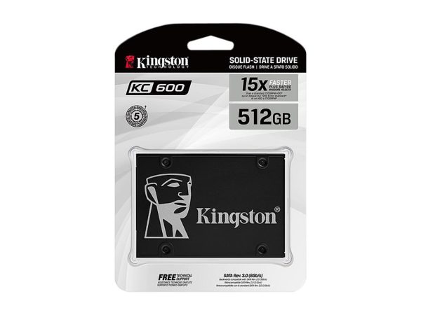 Kingston Kc600 512 Gb Solid State Drive - 2.5" Internal - Sata (Sata/600) - Image 5