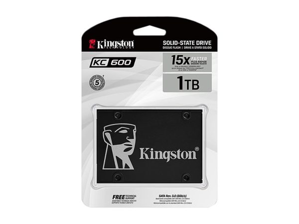 Kingston - SKC600/1024G - Kingston KC600 1 TB Solid State Drive - 2.5 Internal - SATA (SATA/600) - Desktop PC, Notebook - Image 5