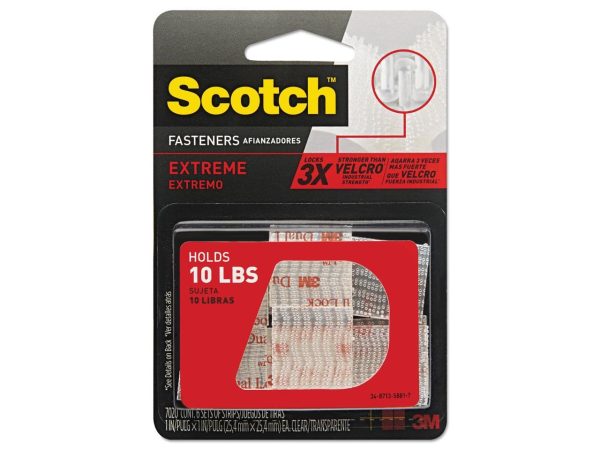 3M Scotch RF6760 Extreme Fasteners, Clear, 1" x 10 ft - Image 5