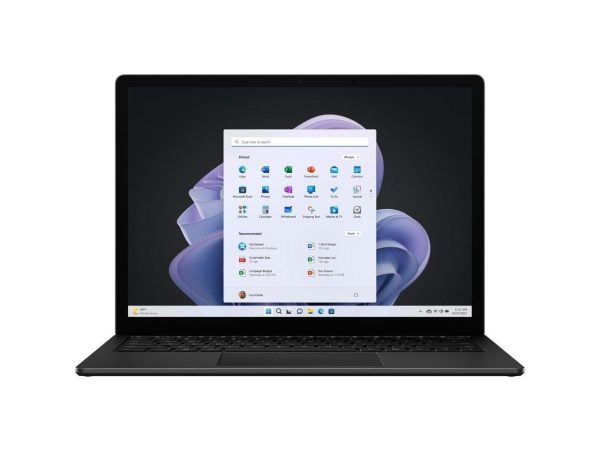 Microsoft Surface Laptop 5 13.5" Touchscreen Notebook - 2256 x 1504 - Intel Core i5 12th Gen i5-1245U - Intel Evo Platform - 8 GB Total RAM - 256 GB SSD - Matte Black - Intel Chip - Windows 11 Pr - Image 2