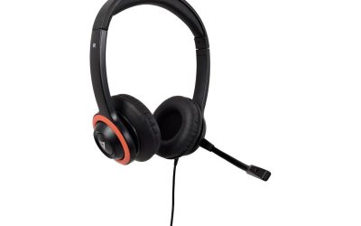 V7 USB HEADSET W/BOOM MIC EDU