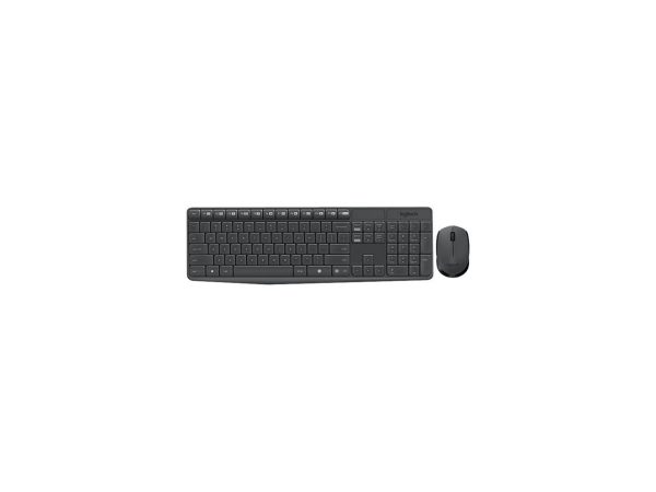 Logitech MK235 Wireless Keyboard and Mouse Combo for Windows, 2.4 GHz Wireless Unifying USB Receiver, 15 FN Keys, Long Battery Life, Compatible with PC, Laptop - Image 2