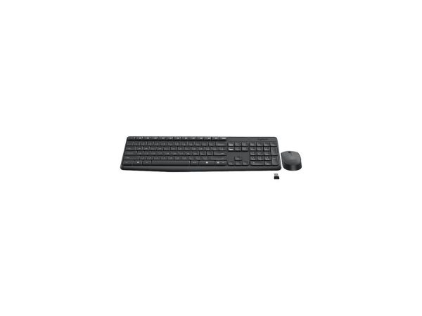 Logitech MK235 Wireless Keyboard and Mouse Combo for Windows, 2.4 GHz Wireless Unifying USB Receiver, 15 FN Keys, Long Battery Life, Compatible with PC, Laptop - Image 3