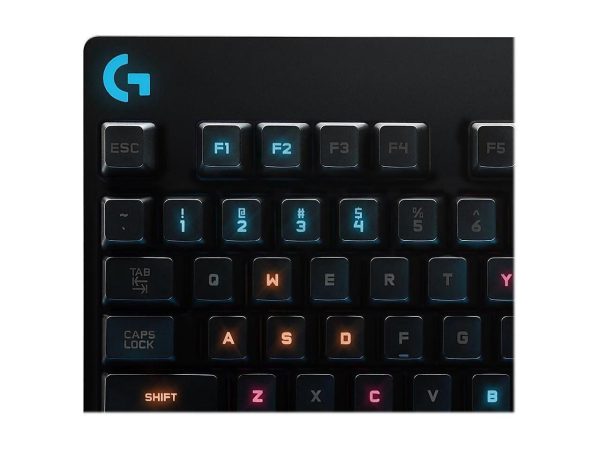 Logitech G PRO Mechanical Gaming Keyboard, Ultra Portable Tenkeyless Design, Detachable Micro USB Cable, 16.8 Million Color LIGHTSYNC RGB Backlit Keys - Image 4