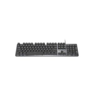 Logitech K845 Mechanical Illuminated Keyboard, Mechanical Switches, Strong Adjustable Tilt Legs, Full Size, Aluminum Top Case, 104 Keys, USB Corded, Windows (TTC Brown Switches)