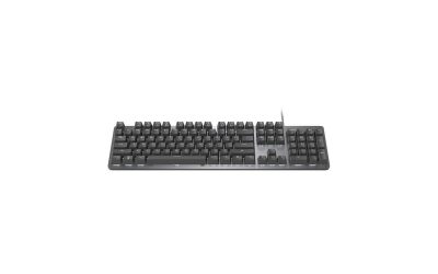 Logitech K845 Mechanical Illuminated Keyboard, Mechanical Switches, Strong Adjustable Tilt Legs, Full Size, Aluminum Top Case, 104 Keys, USB Corded, Windows (TTC Brown Switches)