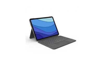 Logitech Combo Touch iPad Pro 11″ (1st, 2nd, and 3rd Generation) Keyboard Case – Detachable Backlit Keyboard with Kickstand, Click-Anywhere Trackpad, Smart Connector – Oxford Gray