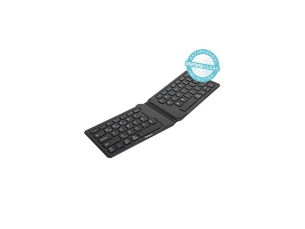 Targus Ergonomic Foldable Bluetooth Antimicrobial Keyboard Black AKF003US - Image 5