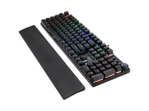Adesso Rgb Programmable Mechanical Gaming Keyboard With Detachable Magnetic Palmrest - Image 4