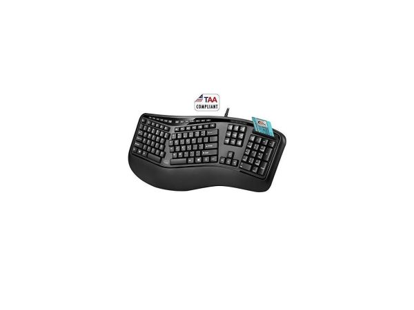 Ergo Keyboard With Card Reader