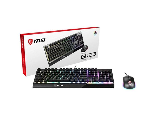 MSI Vigor GK30 Combo, 6-Zone RGB GK30 Gaming Keyboard & GM11 Gaming Mouse, Water Repellent & Splash-Proof, 5000 DPI - Image 5