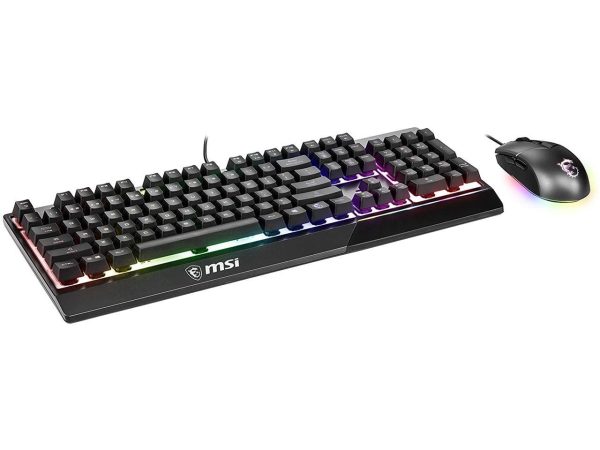 MSI Vigor GK30 Combo, 6-Zone RGB GK30 Gaming Keyboard & GM11 Gaming Mouse, Water Repellent & Splash-Proof, 5000 DPI - Image 3