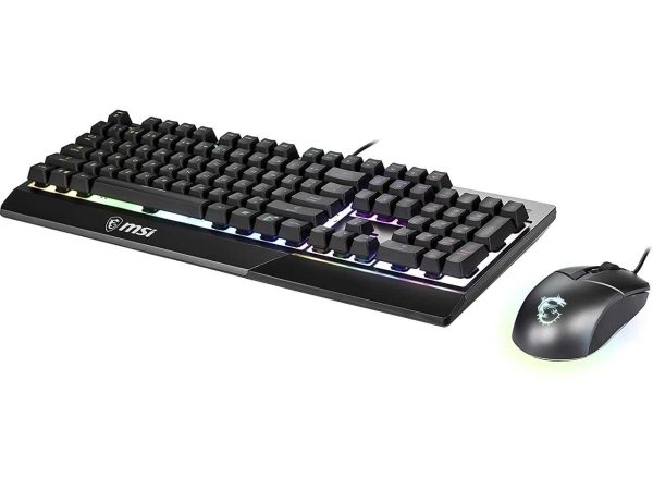 MSI Vigor GK30 Combo, 6-Zone RGB GK30 Gaming Keyboard & GM11 Gaming Mouse, Water Repellent & Splash-Proof, 5000 DPI - Image 4