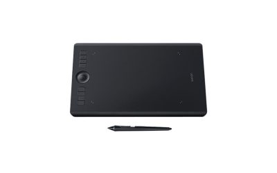 Wacom Intuos Pro Medium Bluetooth Graphics Drawing Tablet, 8 Customizable ExpressKeys, 8192 Pressure Sensitive Pro Pen 2 Included, Compatible with Mac OS and Windows