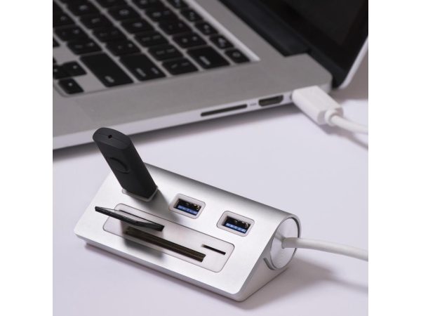 Sabrent 3 Port Usb 3.0 Hub With Cf/Sd/Tf Card Reader - Image 4