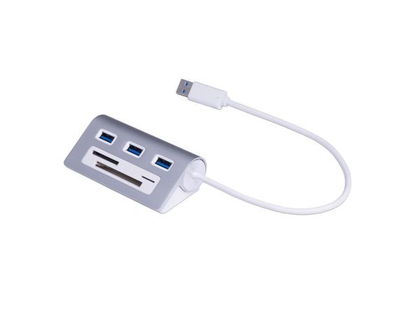 Sabrent 3 Port Usb 3.0 Hub With Cf/Sd/Tf Card Reader