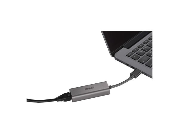 Asus USB-C2500 2.5Gigabit Ethernet Adapter - USB 3.2 (Gen 1) Type A - 1 Port(s) - 1 - Twisted Pair - Image 2