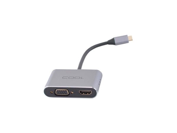 CODi 4-in-1 USB-C Display Adapter (A01063) - Connect Your Displays Via HDMI, VGA or USB - Image 5