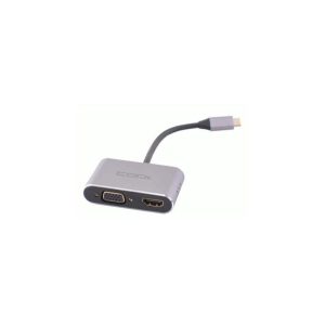 CODi 4-in-1 USB-C Display Adapter (A01063) - Connect Your Displays Via HDMI, VGA or USB