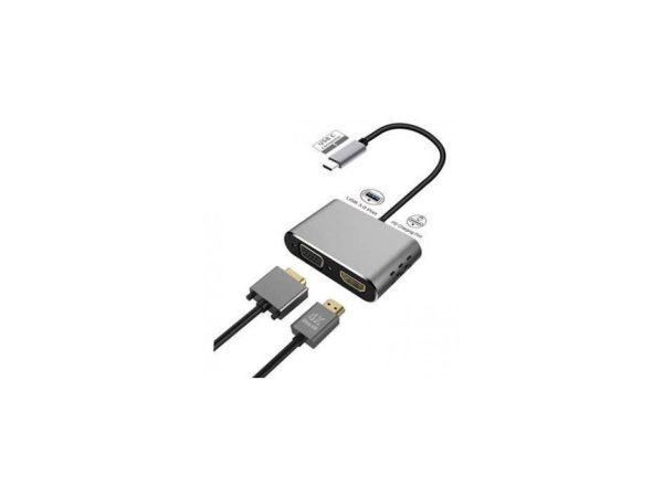 CODi 4-in-1 USB-C Display Adapter (A01063) - Connect Your Displays Via HDMI, VGA or USB - Image 4